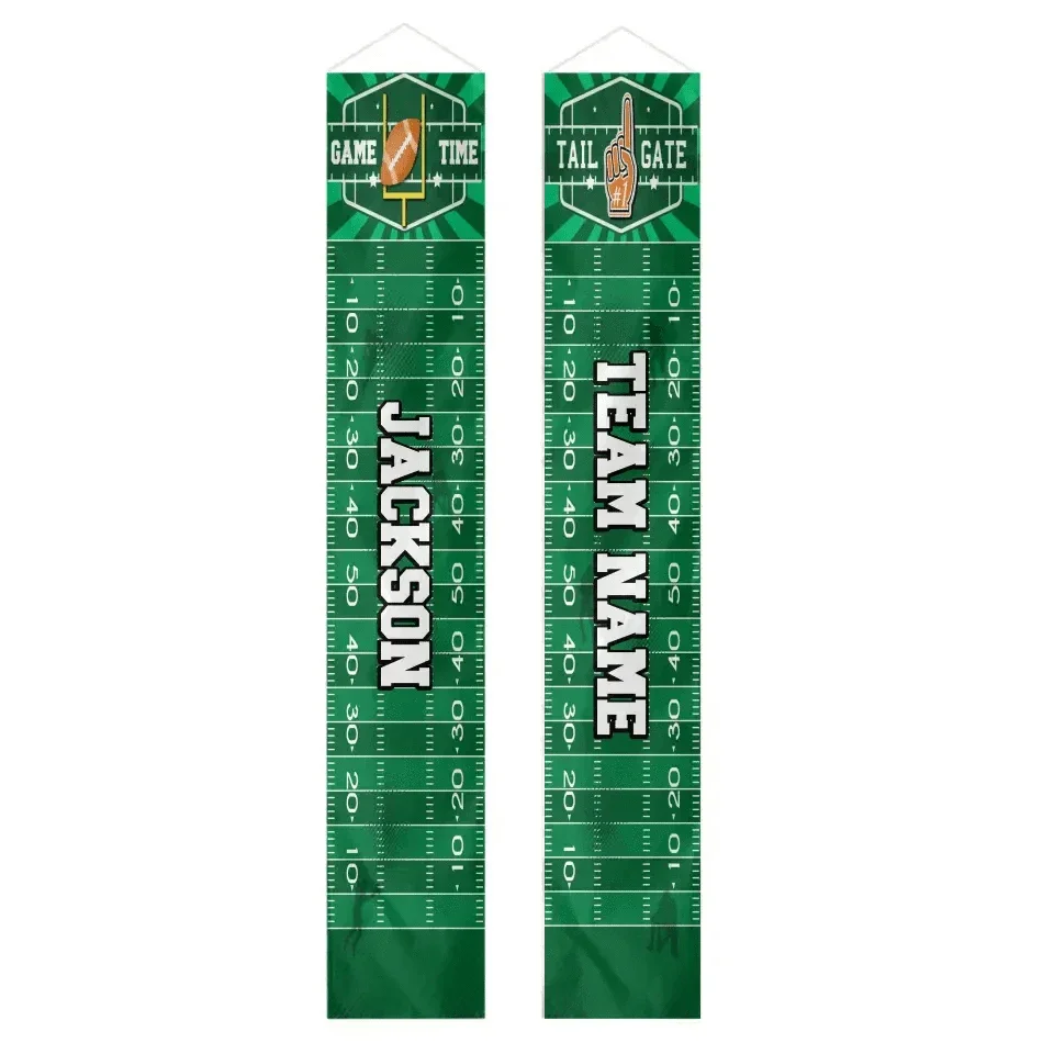 Sport Theme Party - Personalized Football Sign Wall Banner - Gifts for Fans,Sports Enthusiast - Joliny
