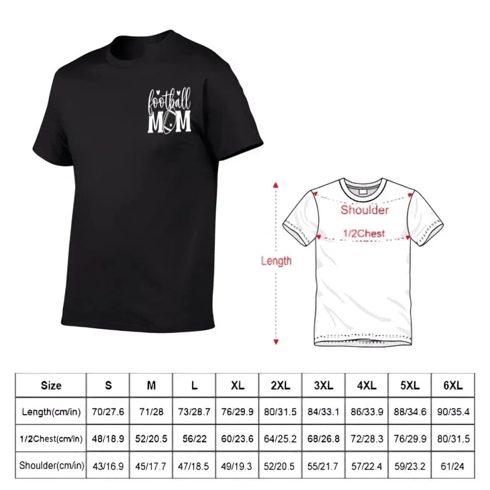 Support Football - Personalised Matchday 2 Sided T-Shirt - A Gift For Mom - Joliny