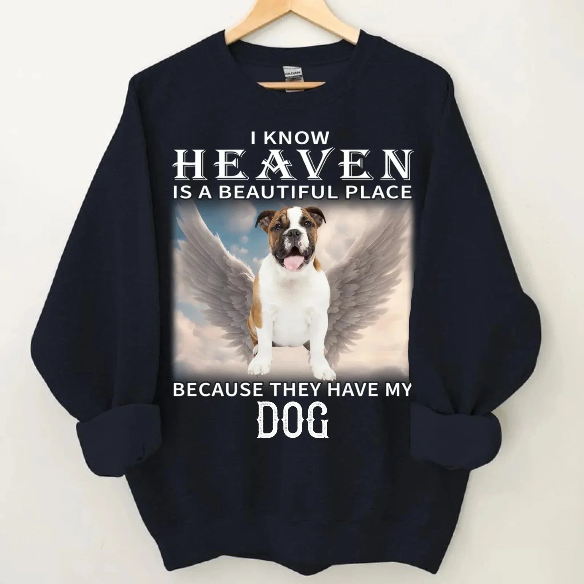 Heaven Is A Beautiful Place - Personalized Pet Memorial Clothing - Gift For Family,Friend,BFF,Roommate,Pet Owners,Pet Lovers - Joliny