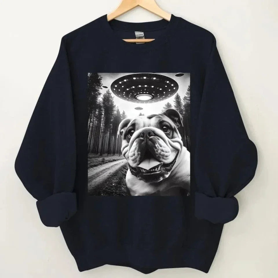 Pug and UFO Encounter Theme Costume - A Gift For Friend,Family,Colleagues,Fellow Student,Roommates - Joliny