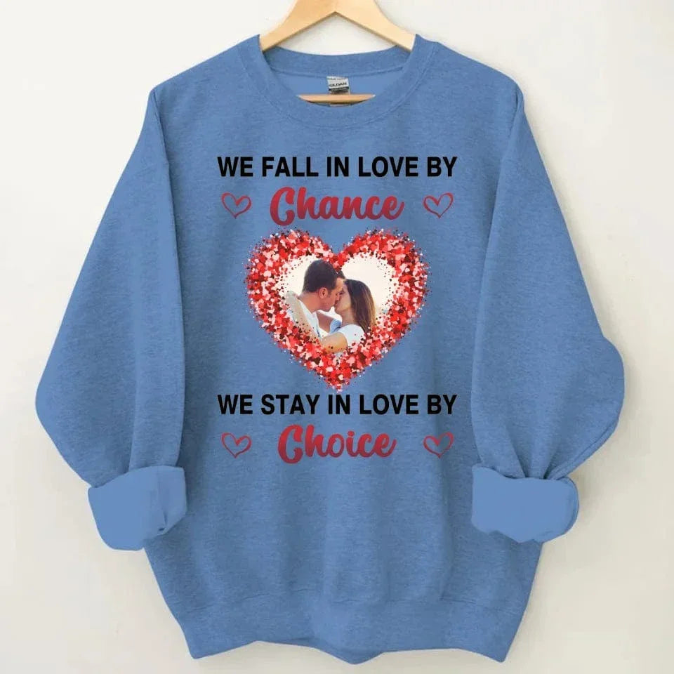 Customized Photo “We Choose to Love Each Other” Valentine's Day Shirt - Gift for a Loved One - Joliny