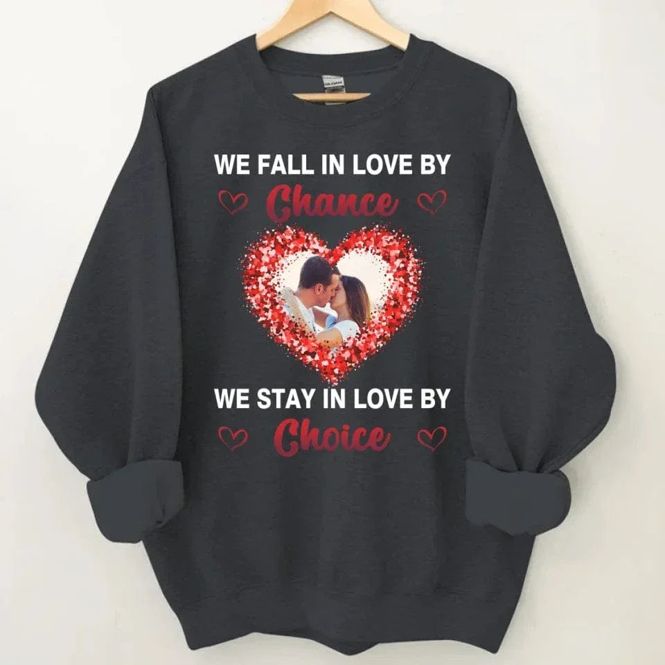 Customized Photo “We Choose to Love Each Other” Valentine's Day Shirt - Gift for a Loved One - Joliny