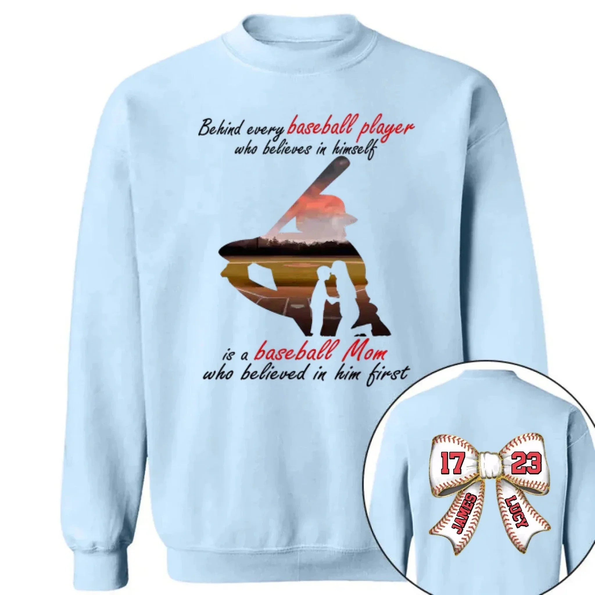 Customed Baseball T-Shirt - Personalised Baseball Themed Apparel with Themes,Numbers and Names - Gifts for Family,Children,Baseball Lovers - Joliny