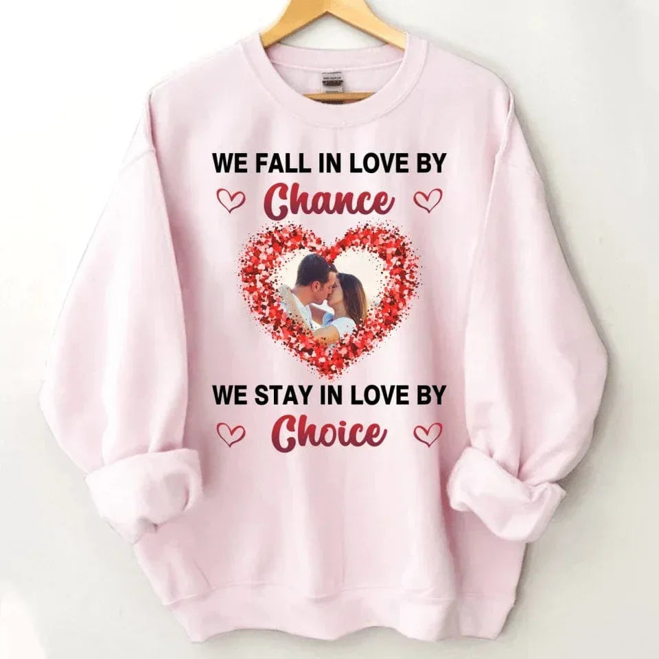 Customized Photo “We Choose to Love Each Other” Valentine's Day Shirt - Gift for a Loved One - Joliny