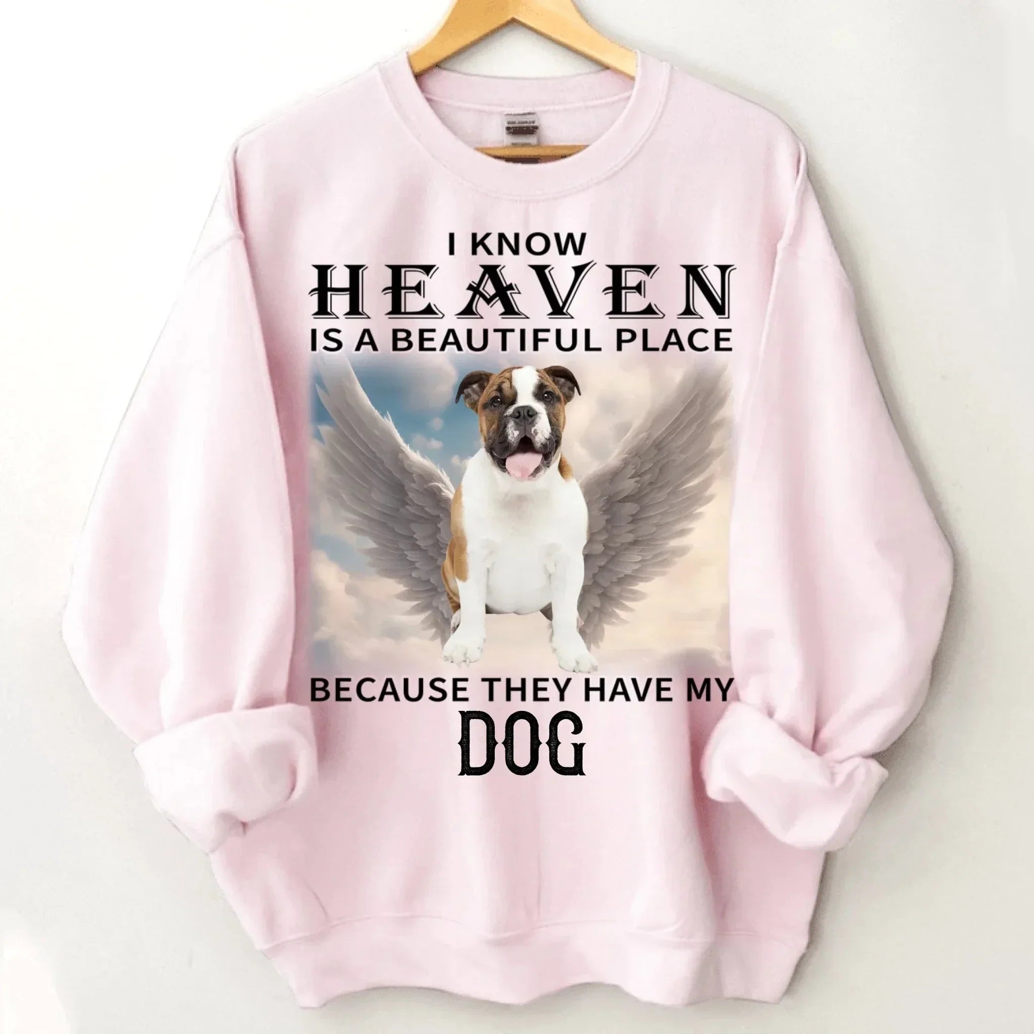 Heaven Is A Beautiful Place - Personalized Pet Memorial Clothing - Gift For Family,Friend,BFF,Roommate,Pet Owners,Pet Lovers - Joliny