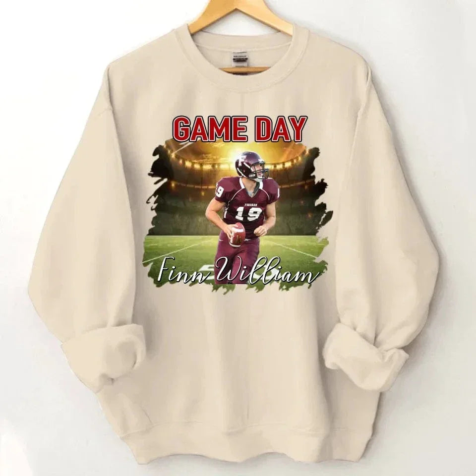 Customized Football Apparel - Football Game Day Personalized Names, Team Names, Numbers and Photos Clothes - Gifts for Football Fans - Joliny