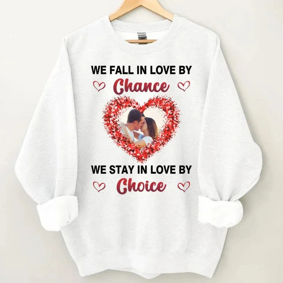 Customized Photo “We Choose to Love Each Other” Valentine's Day Shirt - Gift for a Loved One - Joliny