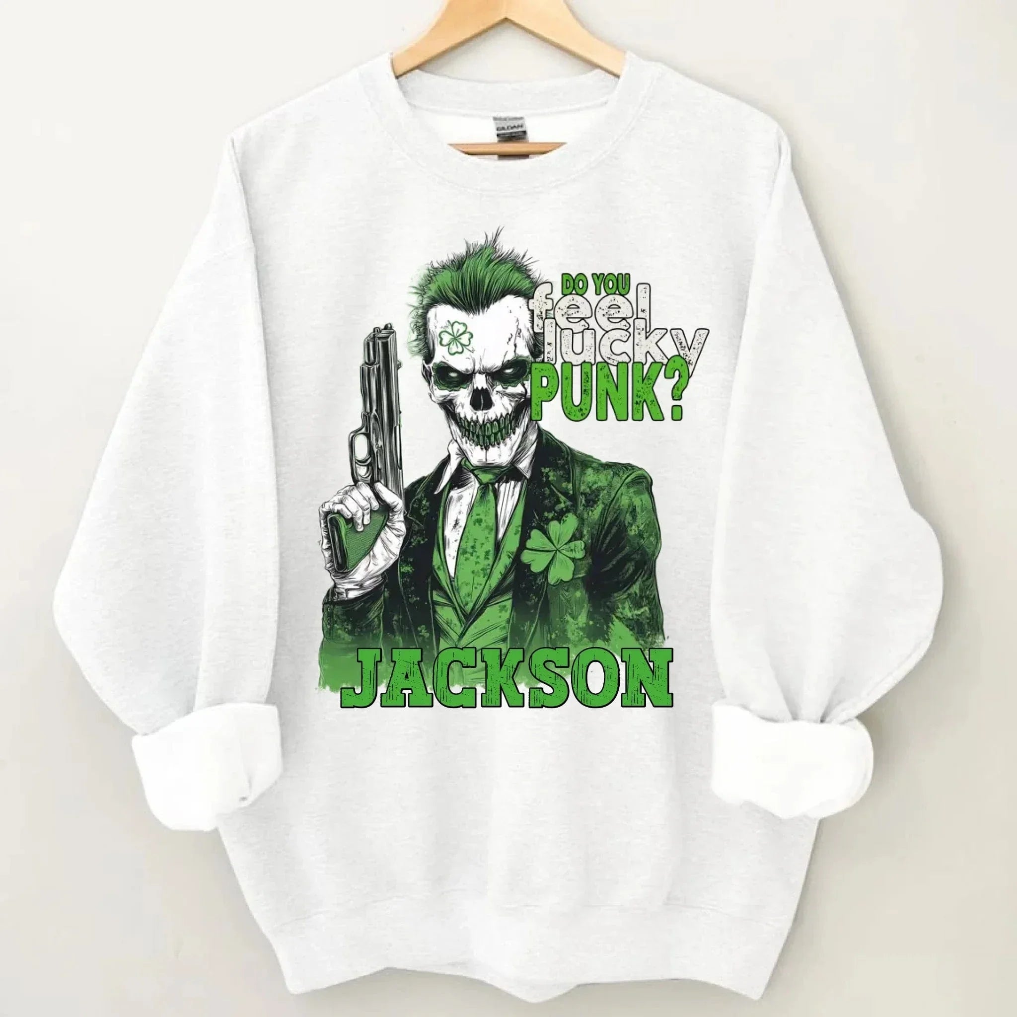 Customized St. Patrick's Day T-shirt - Personalized Name Lucky Harry Clothes - A Gift For Friend,Family,Holiday Enthusiasts,Roomates - Joliny