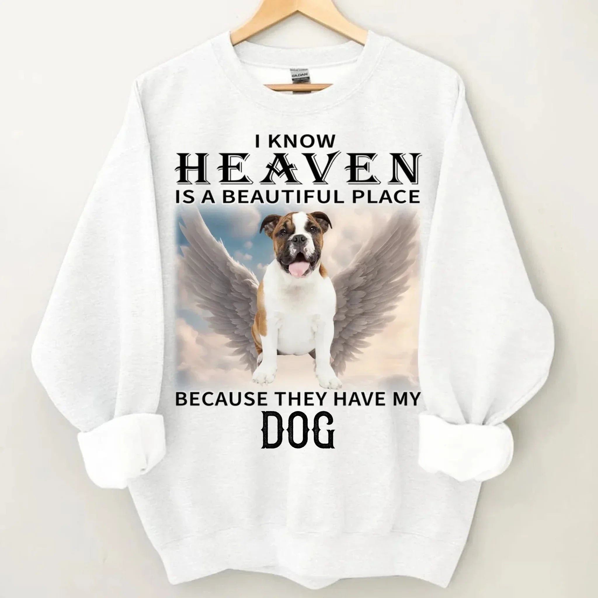 Heaven Is A Beautiful Place - Personalized Pet Memorial Clothing - Gift For Family,Friend,BFF,Roommate,Pet Owners,Pet Lovers - Joliny