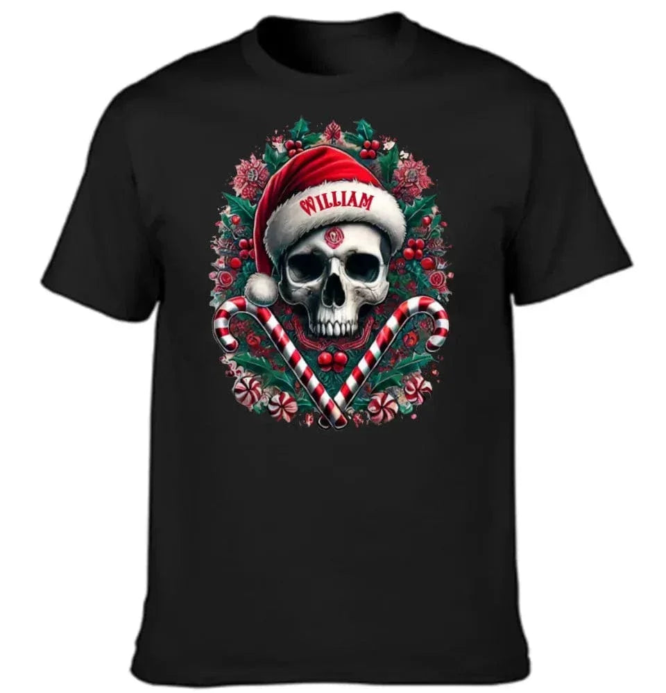 Customized Christmas Themed Skull Pattern Costumes - Personalized Name Christmas Costumes - A Gift For Yourself,Friend,Family,colleagues - Joliny