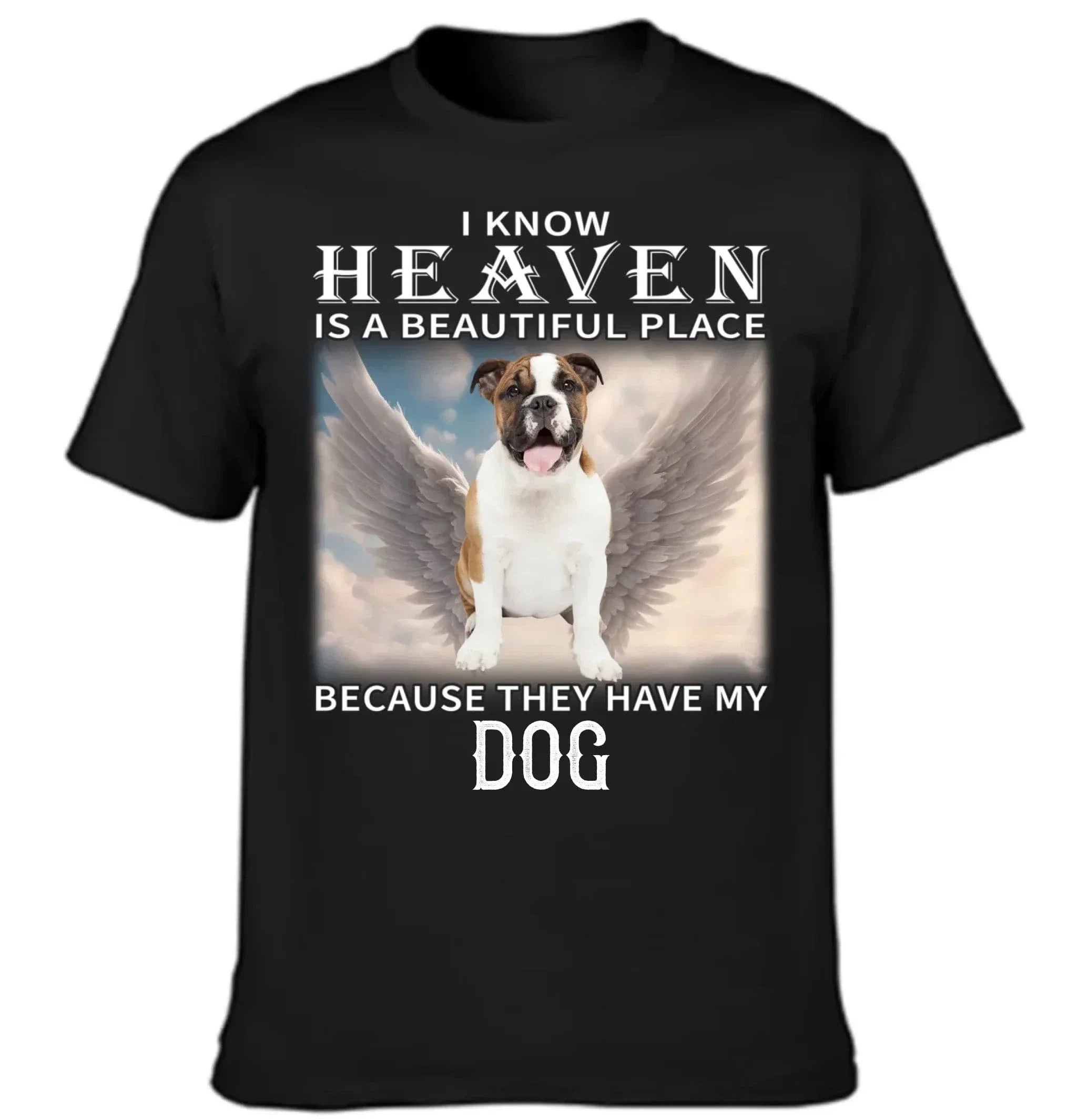 Heaven Is A Beautiful Place - Personalized Pet Memorial Clothing - Gift For Family,Friend,BFF,Roommate,Pet Owners,Pet Lovers - Joliny