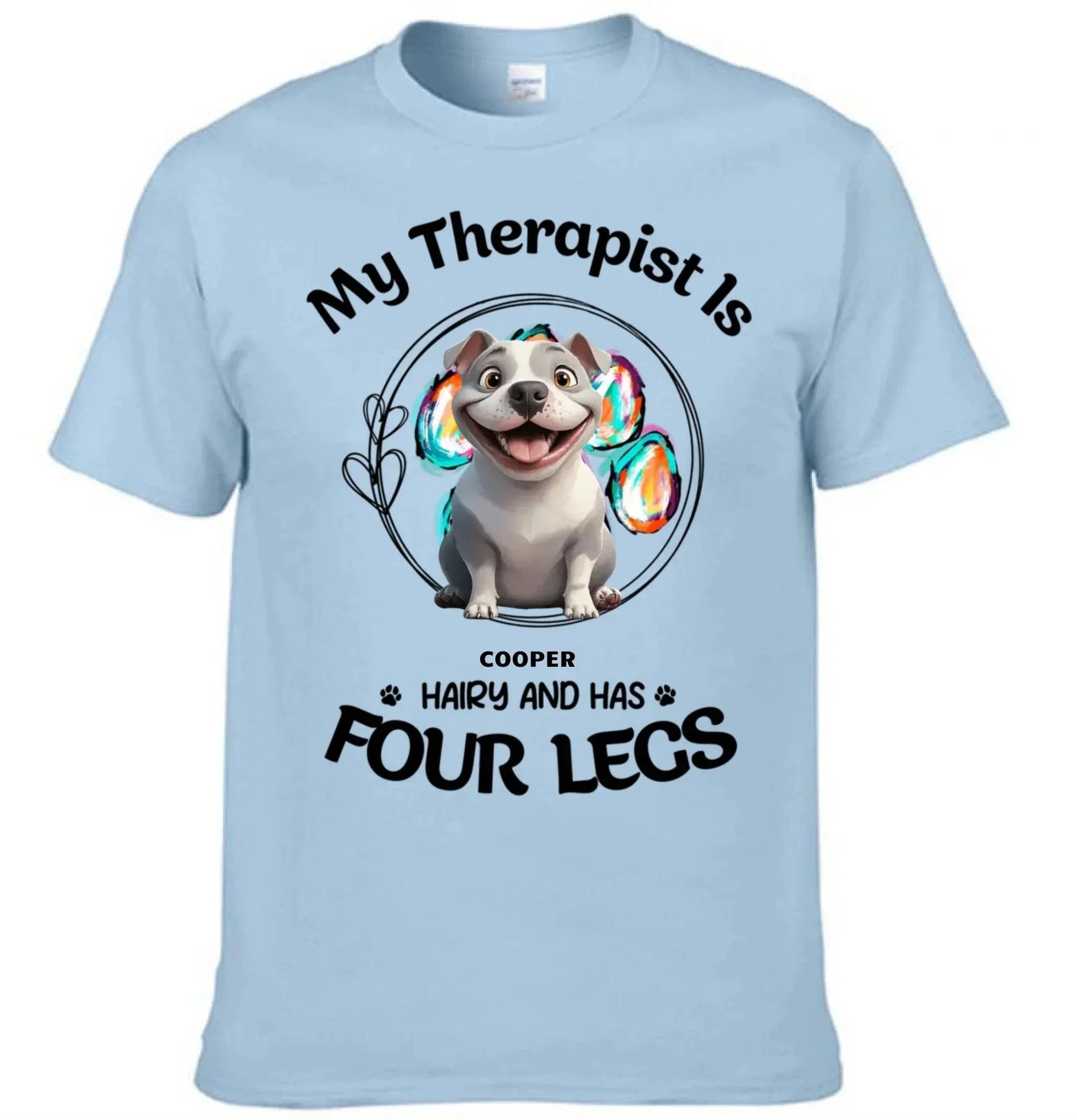 Customized Puppy Themed T-shirt - Personalized Puppy Pattern and Name Pet Memorial Clothes - A Gift For Dog Lovers,Dog Owners - Joliny