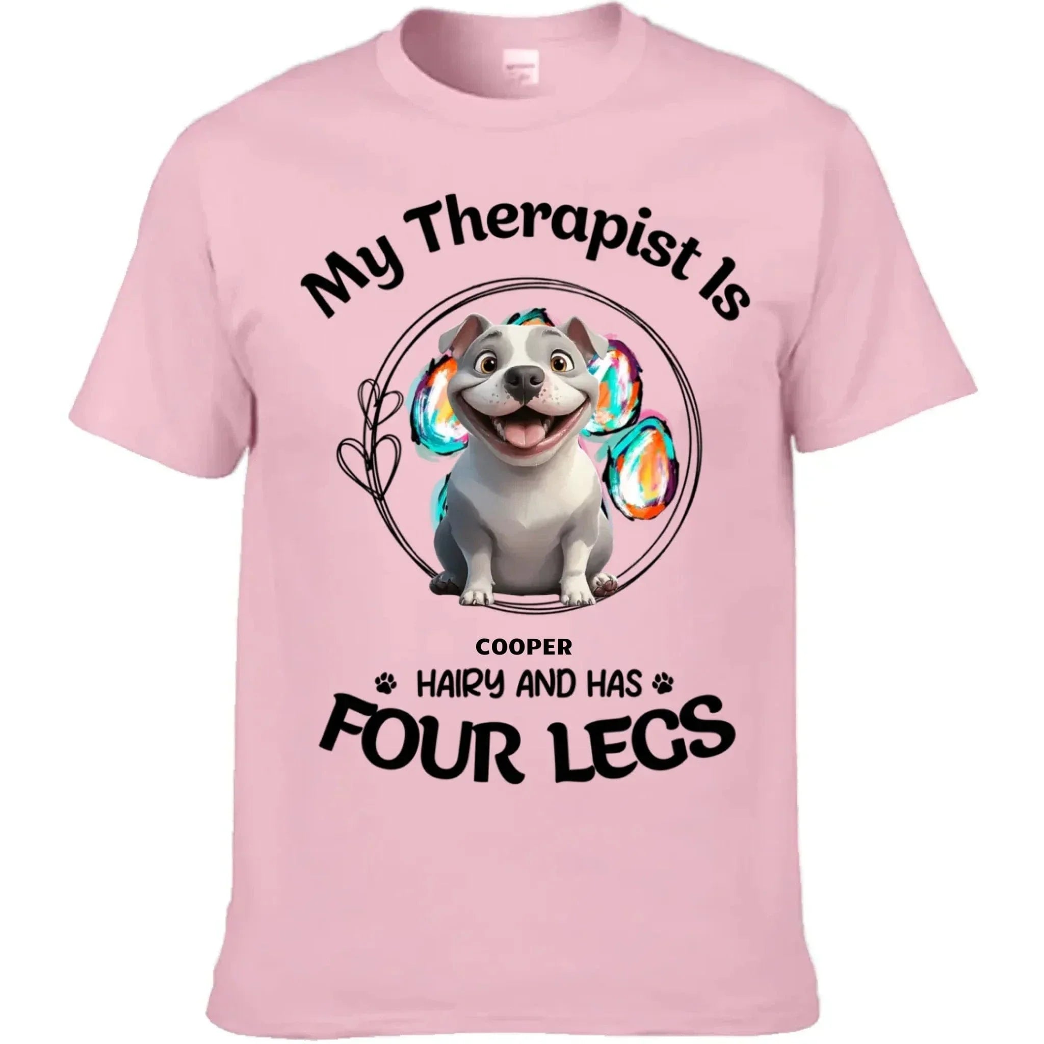 Customized Puppy Themed T-shirt - Personalized Puppy Pattern and Name Pet Memorial Clothes - A Gift For Dog Lovers,Dog Owners - Joliny