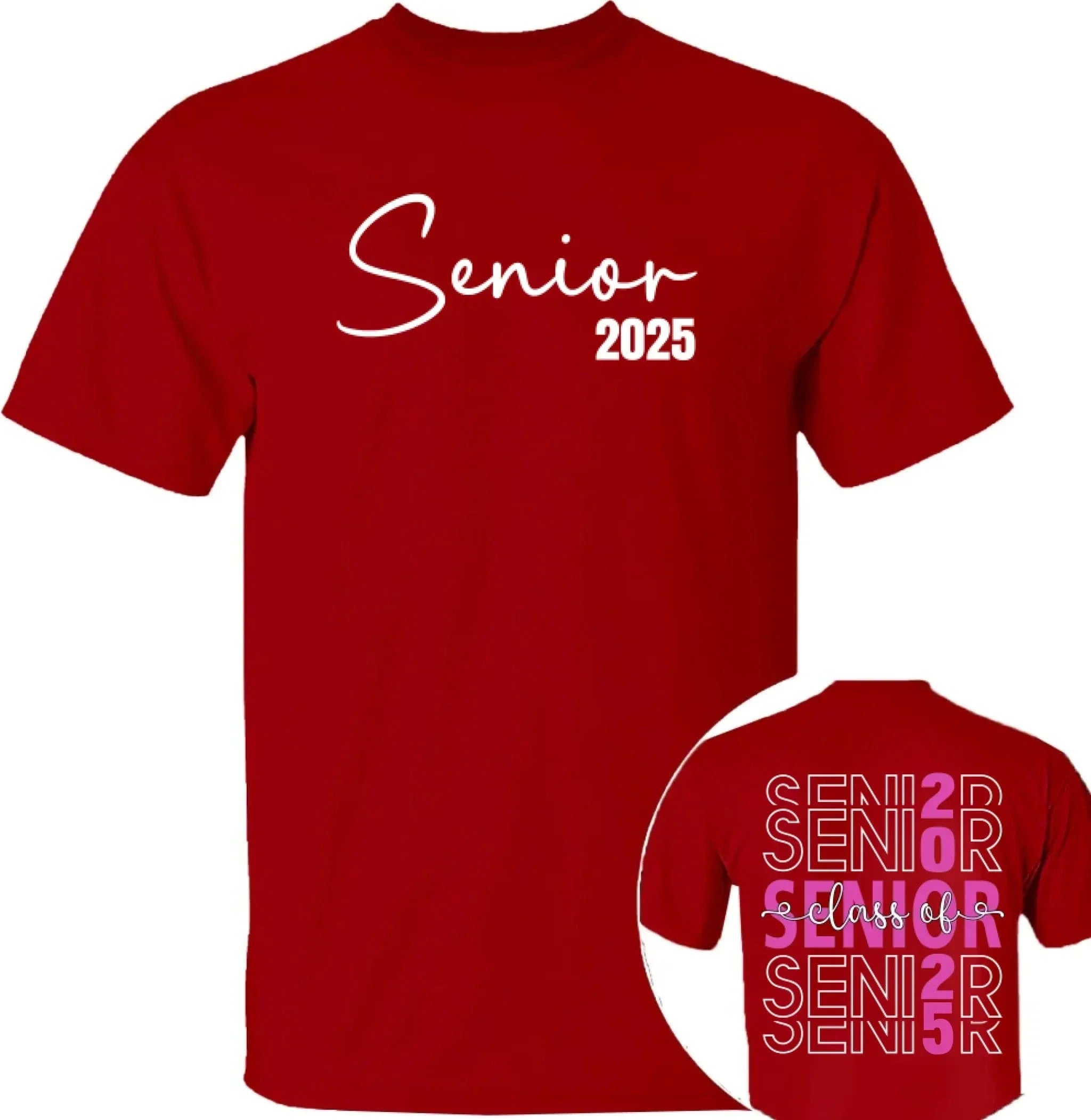 Graduation Season Clothing - Personalized Year and Text Color Graduation-themed Clothing- Gifts for Family,Grandchildren,Graduate - Joliny