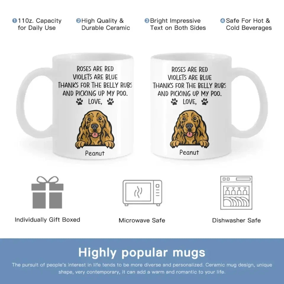 Thank You For Taking Care Of Me - Personalized Mug For Pet Lovers - Joliny