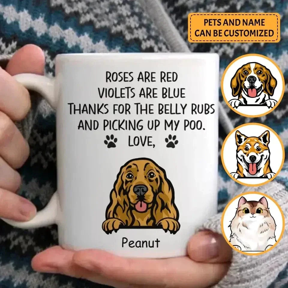 Thank You For Taking Care Of Me - Personalized Mug For Pet Lovers - Joliny