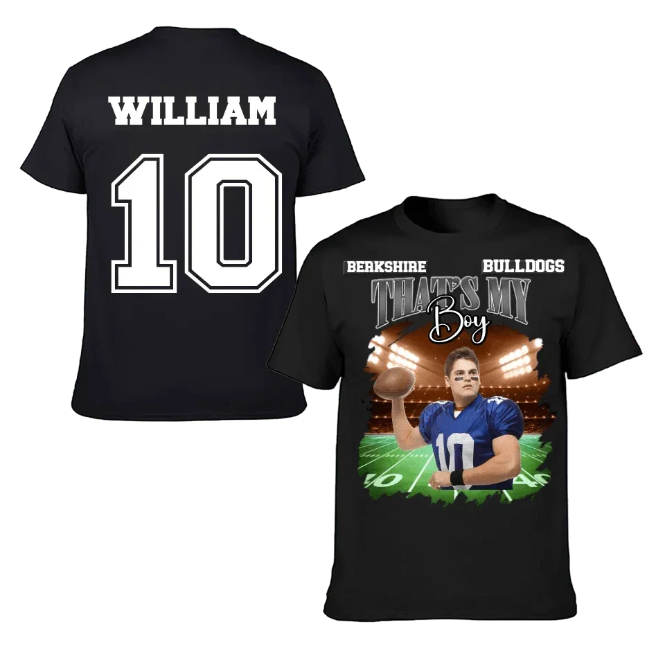 That's My Boy Personalized Jerseys Football Match Day Customized Team Names Family Photos For Player Use - Joliny