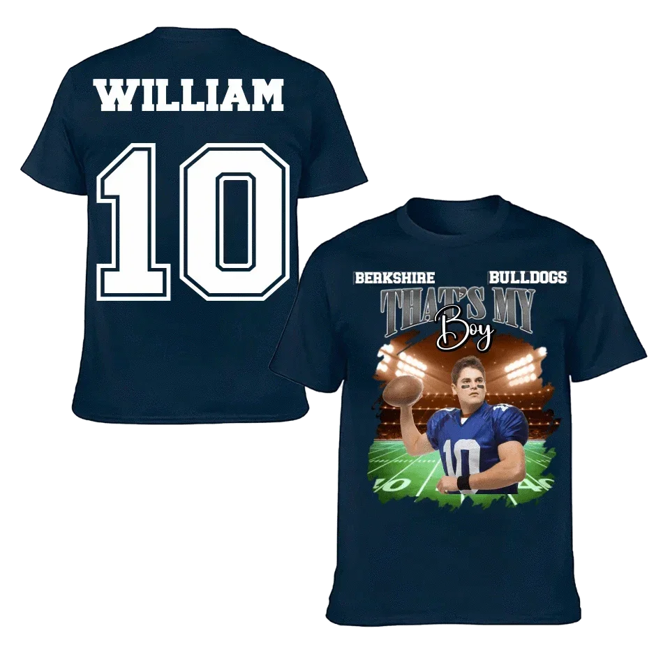 That's My Boy Personalized Jerseys Football Match Day Customized Team Names Family Photos For Player Use - Joliny