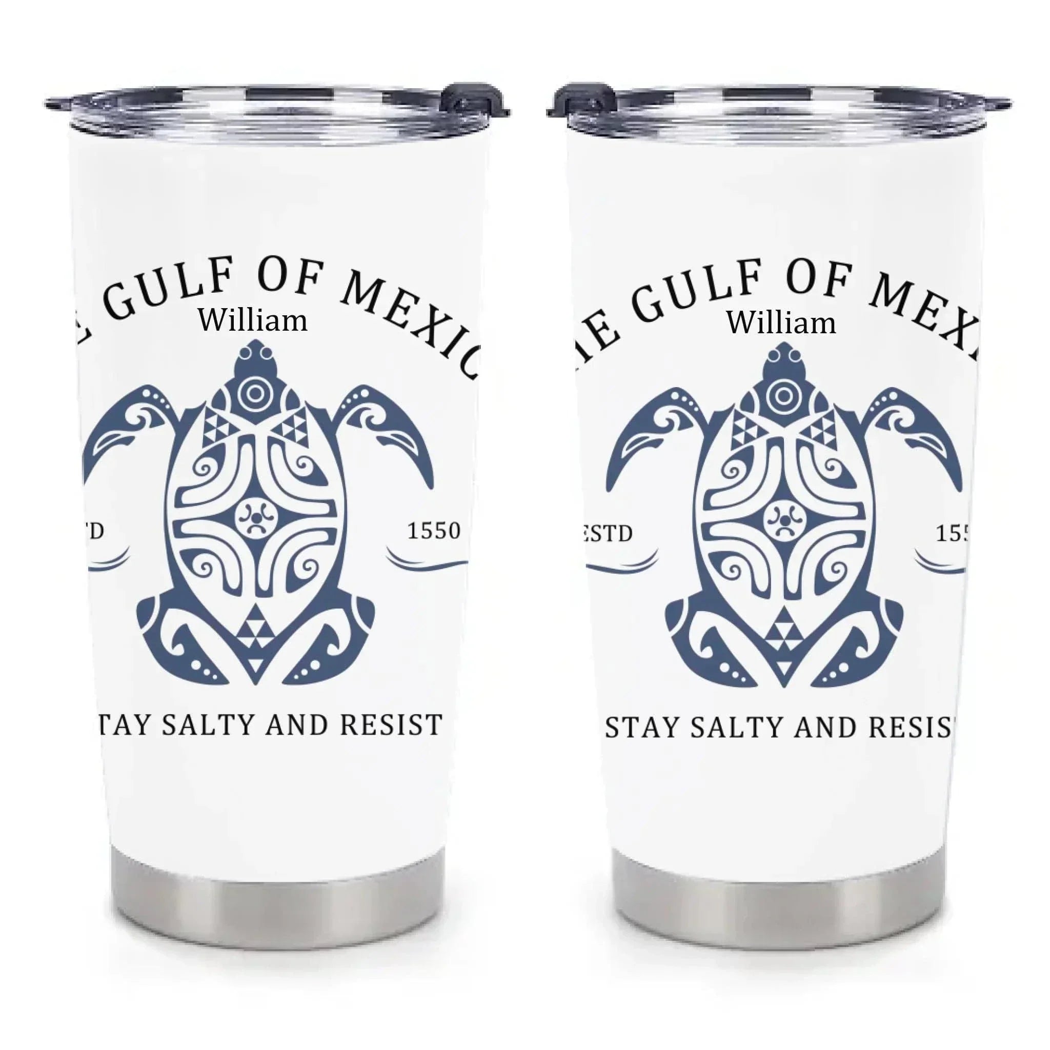 Custom Gulf of Mexico Printed Mugs - Personalised Name Gulf of Mexico Themed Printed Trendy Mugs - A Gift For Family,Friend,BFF - Joliny