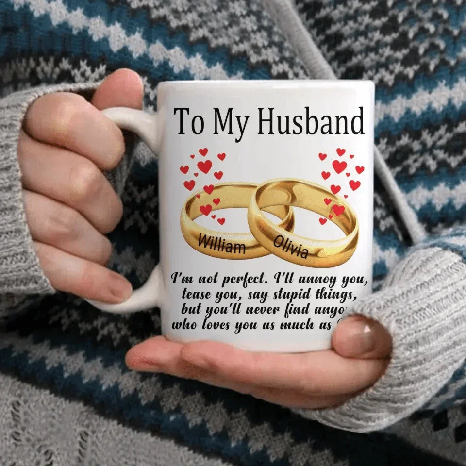 To My Husband/Wife - Personalized Mug - Joliny