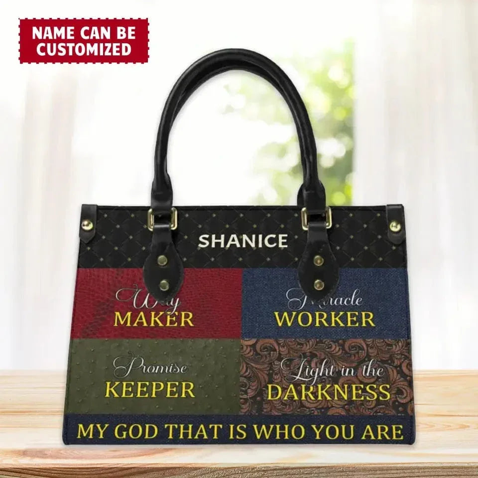 Way Maker - Personalized Leather Bag - Joliny