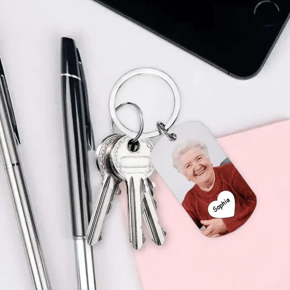 When You Miss Me Have No Fear Personalized Aluminum Keychain Gift For Family,Dog Lovers,Cat Lovers - Joliny