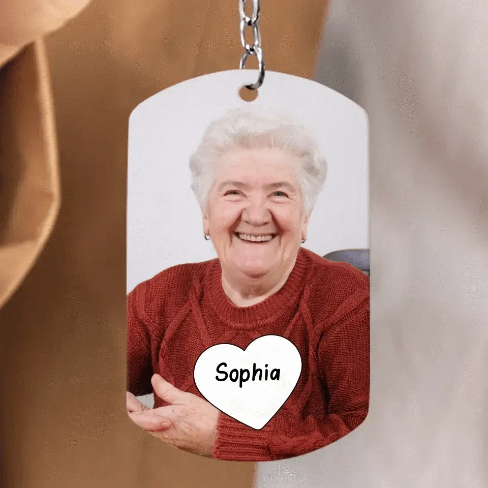 When You Miss Me Have No Fear Personalized Aluminum Keychain Gift For Family,Dog Lovers,Cat Lovers - Joliny