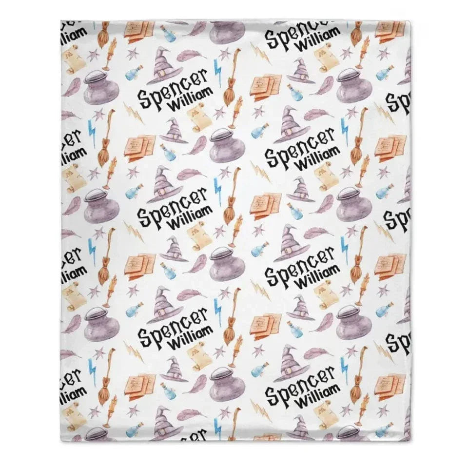 Wizard Magic Blanket With Name - Joliny