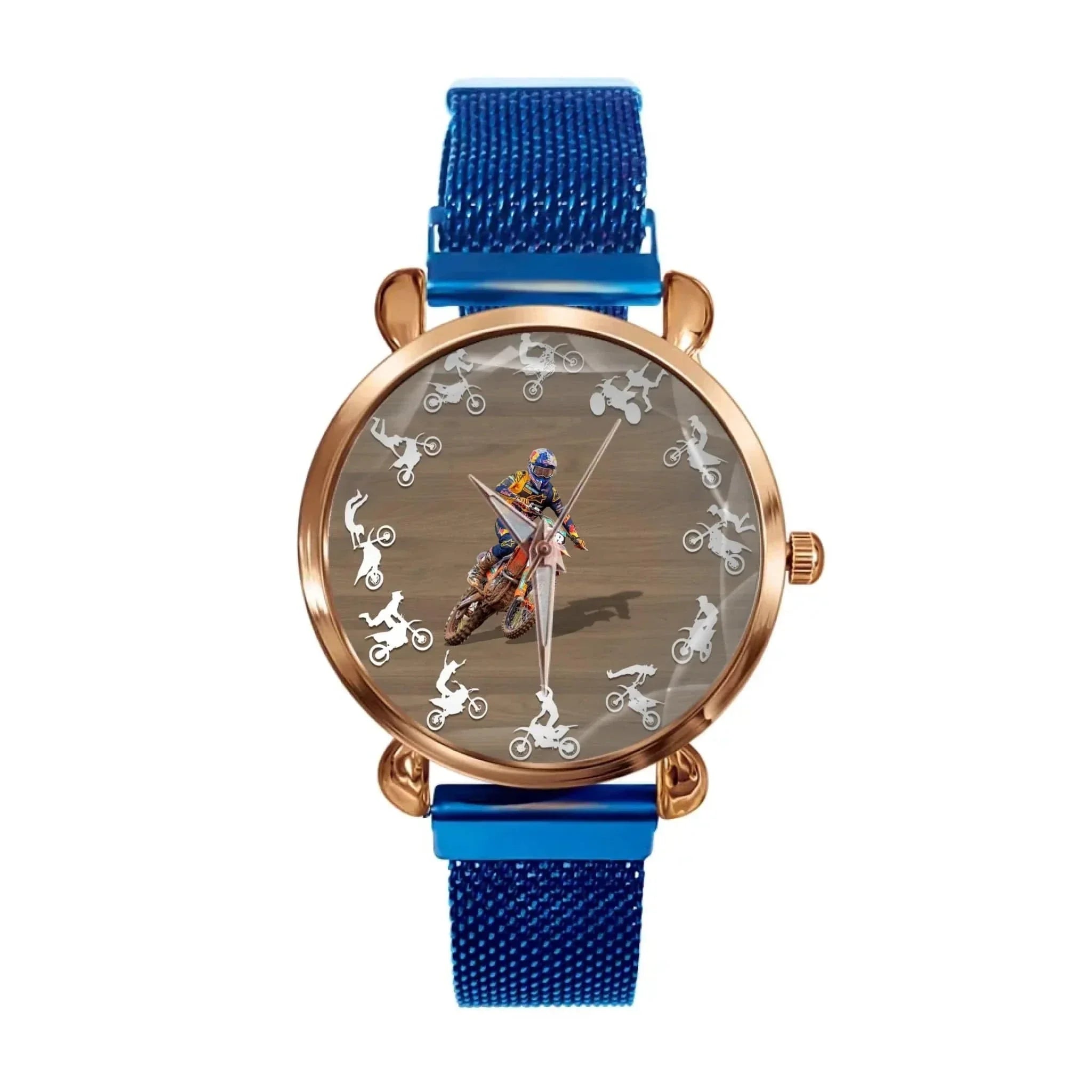 Customized Off-road Motorcycle Watch - Personalized Photo-themed Motorcycle Driver's Watch - A Gift For Friend,Motorcycle Lover - Joliny