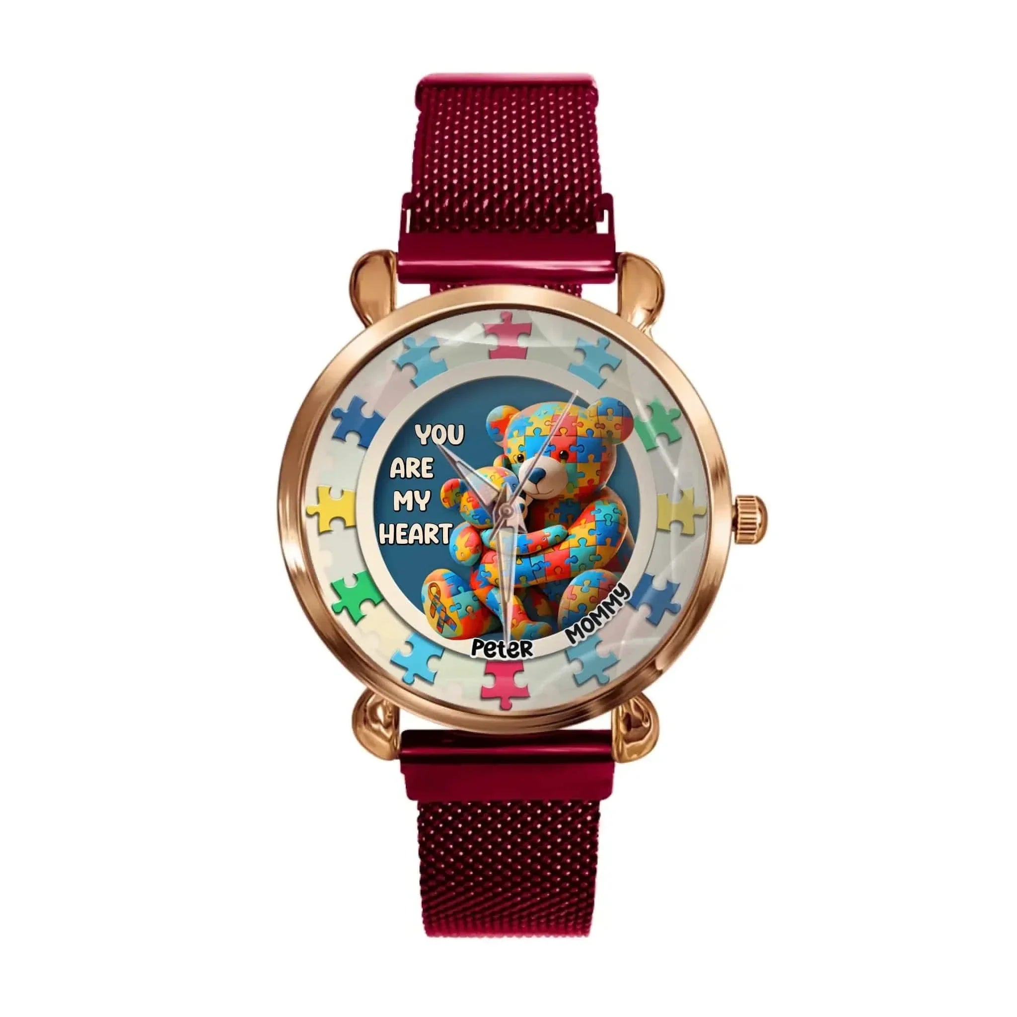 You Are My Heart - Personalized Autism Awareness Watch - Joliny