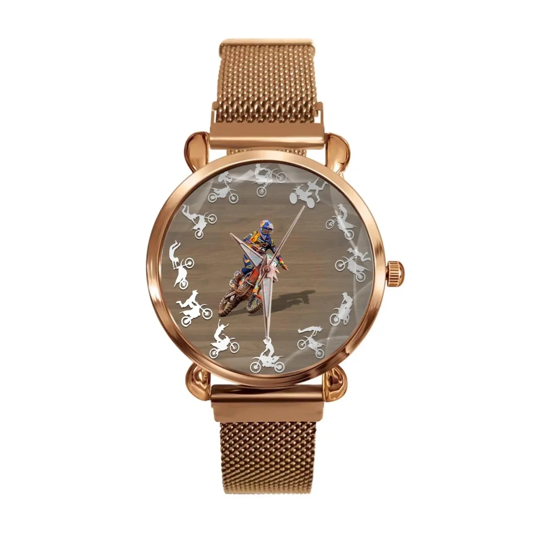 Customized Off-road Motorcycle Watch - Personalized Photo-themed Motorcycle Driver's Watch - A Gift For Friend,Motorcycle Lover - Joliny