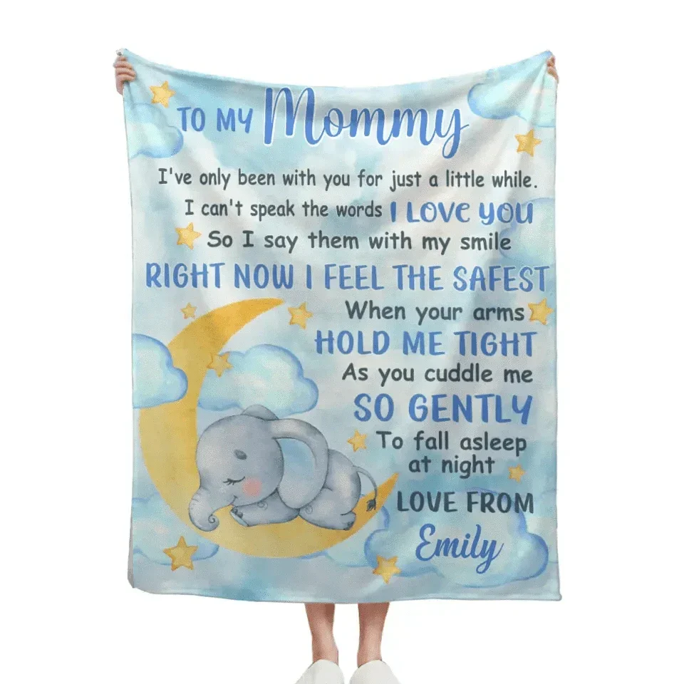 You Are Loved Little One - Family Personalized Custom Baby Blanket - Gift For First Parents - Joliny