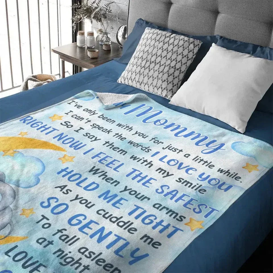 You Are Loved Little One - Family Personalized Custom Baby Blanket - Gift For First Parents - Joliny