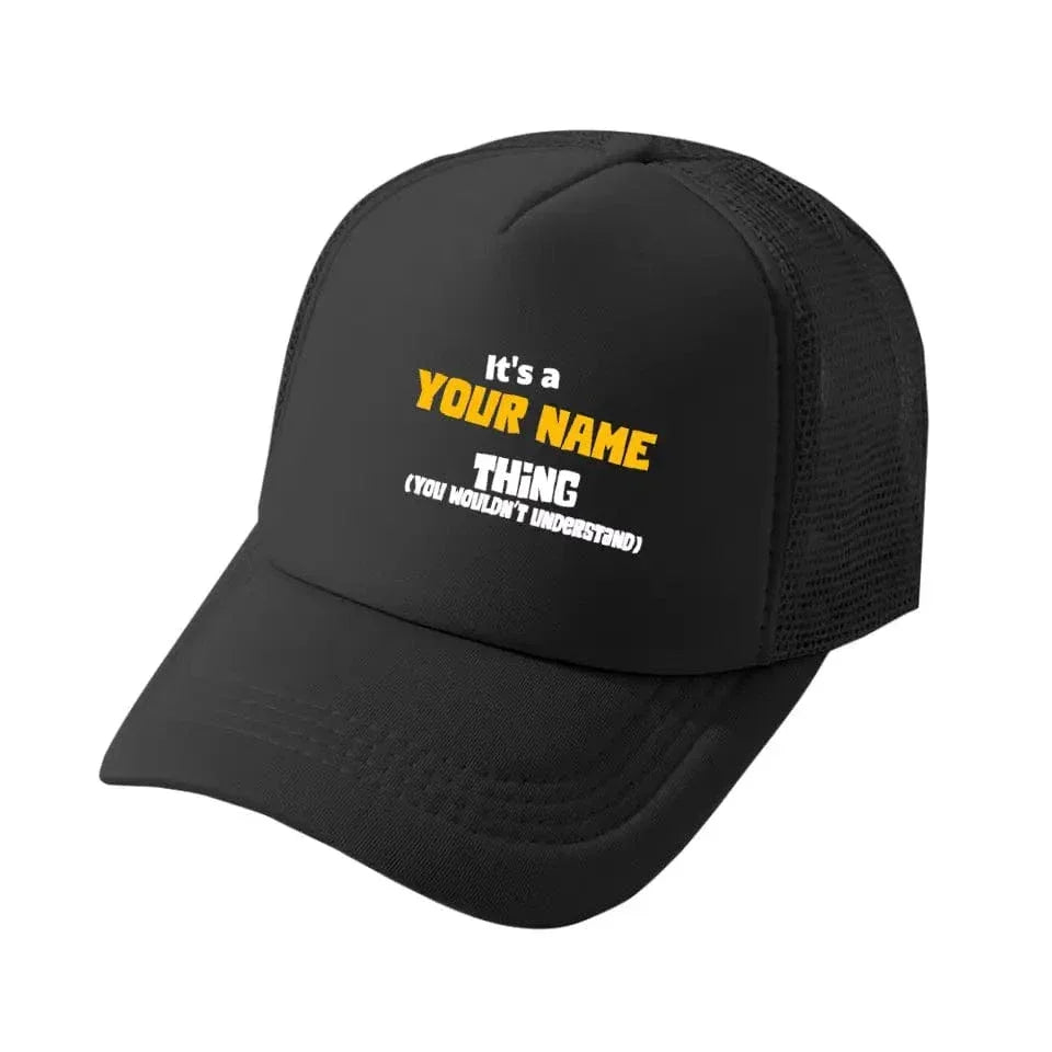 You won’t understand, customized name mesh cap baseball cap - Joliny