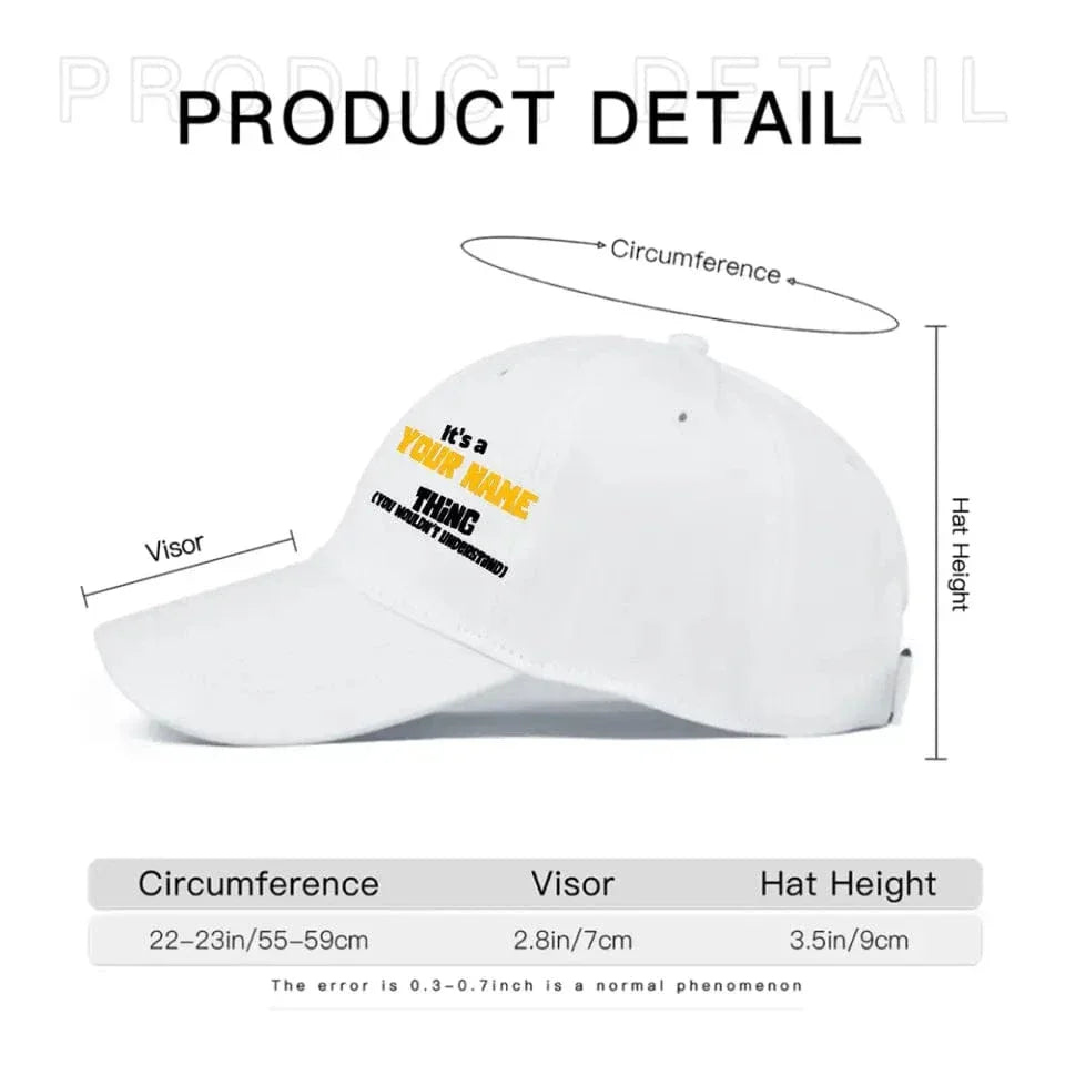 You won’t understand, customized name mesh cap baseball cap - Joliny