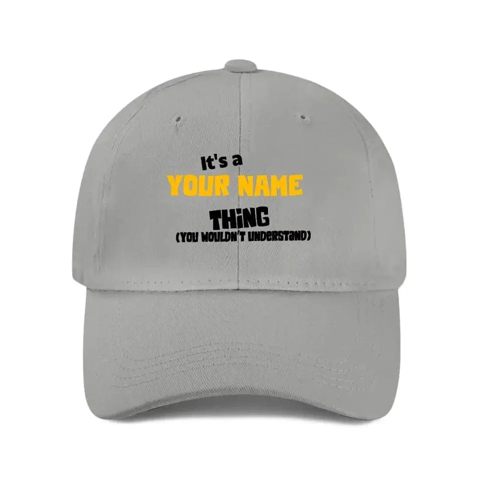 You won’t understand, customized name mesh cap baseball cap - Joliny