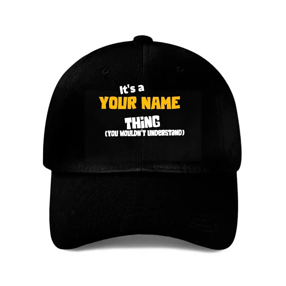 You won’t understand, customized name mesh cap baseball cap - Joliny