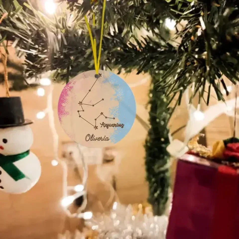 Zodiac Ornament - Personalized Horoscope Ornament - Joliny