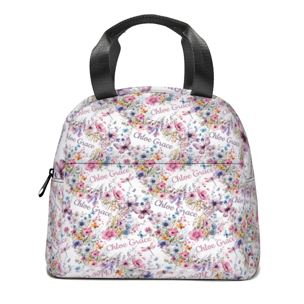 Girls Name Wildflower Nursery Custom Backpack, Back to School Gift for Kids - Joliny