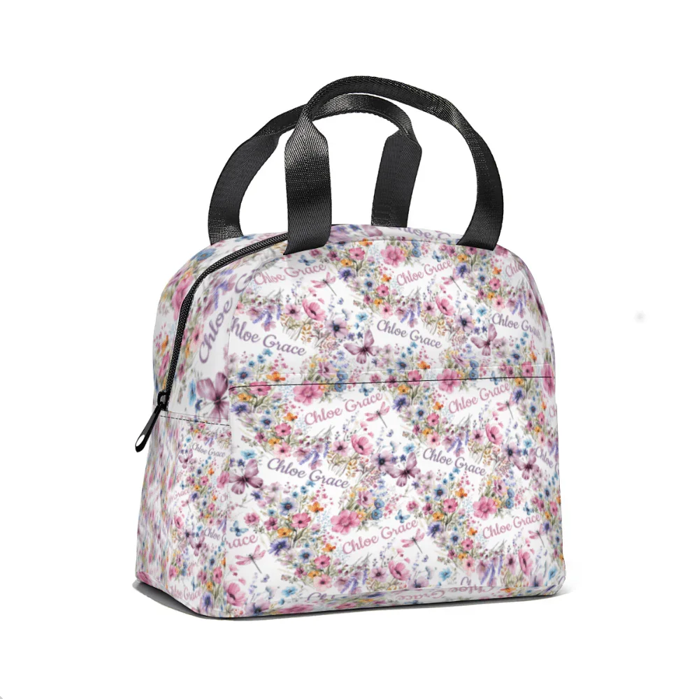 Girls Name Wildflower Nursery Custom Backpack, Back to School Gift for Kids - Joliny