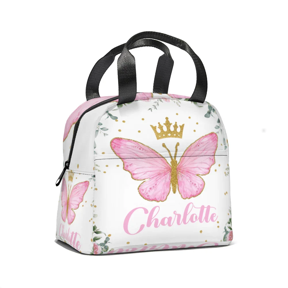 Personalized Custom Baby Girl Backpack - Baby Girl Name Butterfly Receiving Backpack - Joliny