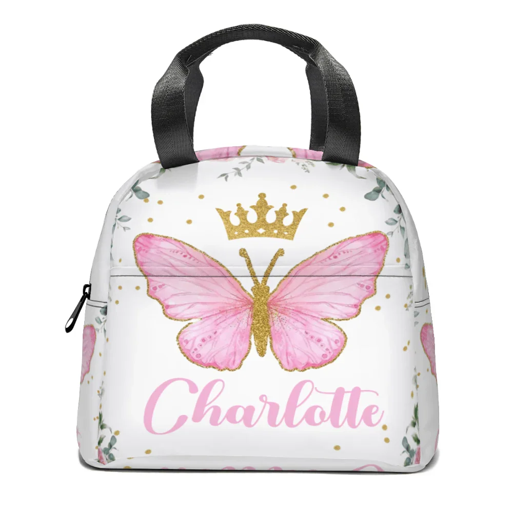 Personalized Custom Baby Girl Backpack - Baby Girl Name Butterfly Receiving Backpack - Joliny