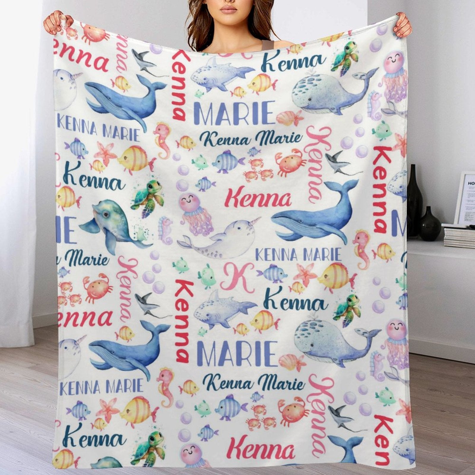Baby Shower Customize Personalized Blanket Birthday Gift Ideas | joliny