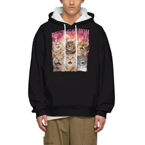 Custom Photo Best Cat Dad Ever - Dog & Cat Personalized Custom Unisex Hoodie - Joliny