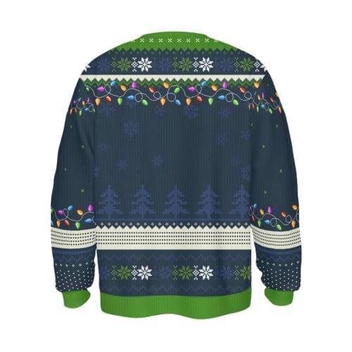 Custom Photo Happy Howlidays - Dog & Cat Personalized Custom Ugly Sweatshirt - Joliny