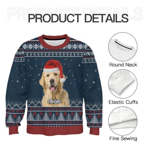 Pet Bless You This Christmas - Dog & Cat Personalized Custom Ugly Sweatshirt - Joliny