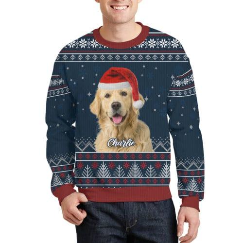 Pet Bless You This Christmas - Dog & Cat Personalized Custom Ugly Sweatshirt - Joliny