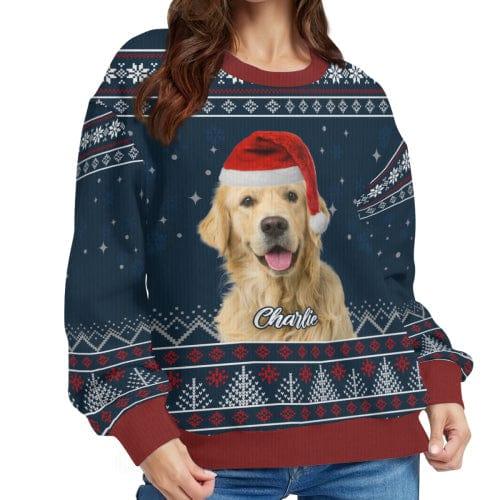 Pet Bless You This Christmas - Dog & Cat Personalized Custom Ugly Sweatshirt - Joliny