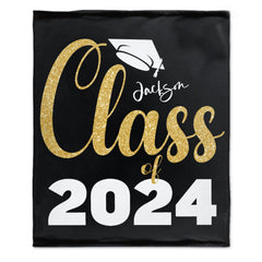 Free shipping✈️Custom Senior 2024 Graduation Blanket  - Graduation Gift