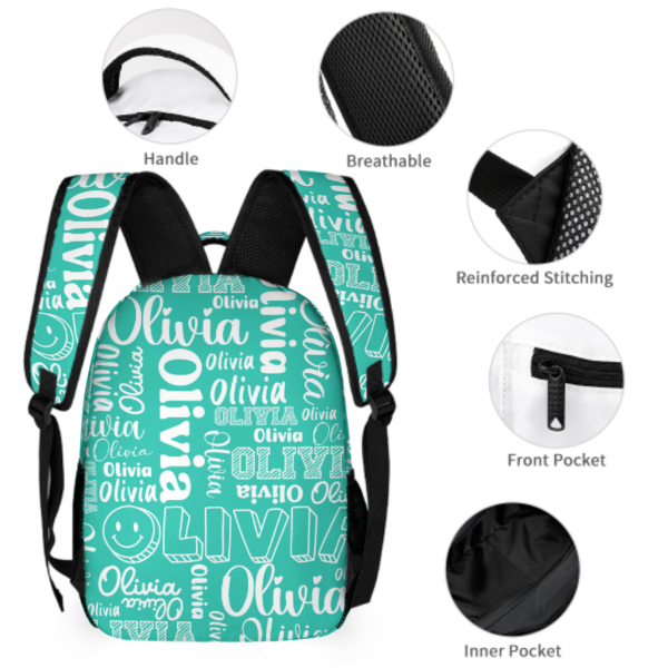 Personalized Custom Name Backpack - Gifts For Family